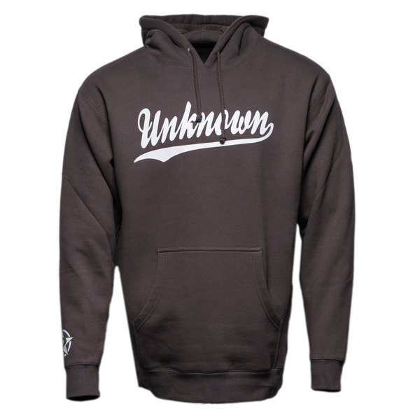 UNKNOWN アンノウン / Retro Logo Pull Over Hoodie Original Grey Unknown Hoodie – UNKNOWN Industries