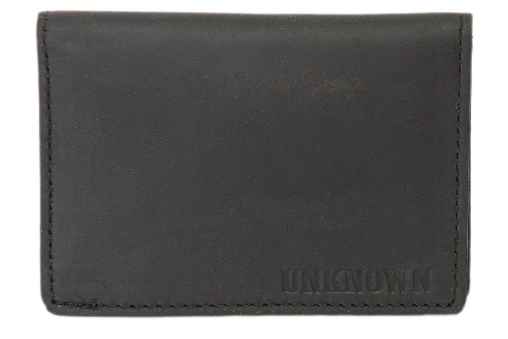 Black Leather Pocket Wallet