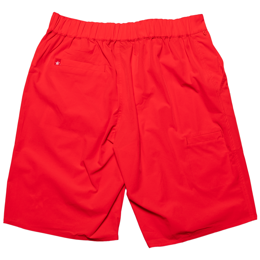Red Hybrid Shorts
