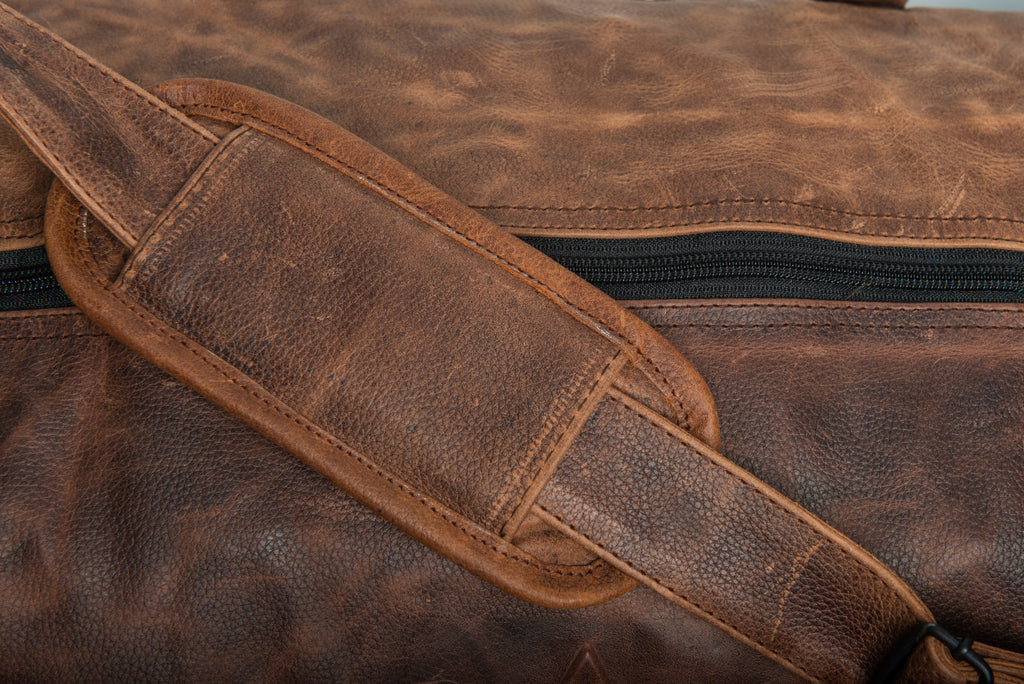 Brown Leather Money Bag