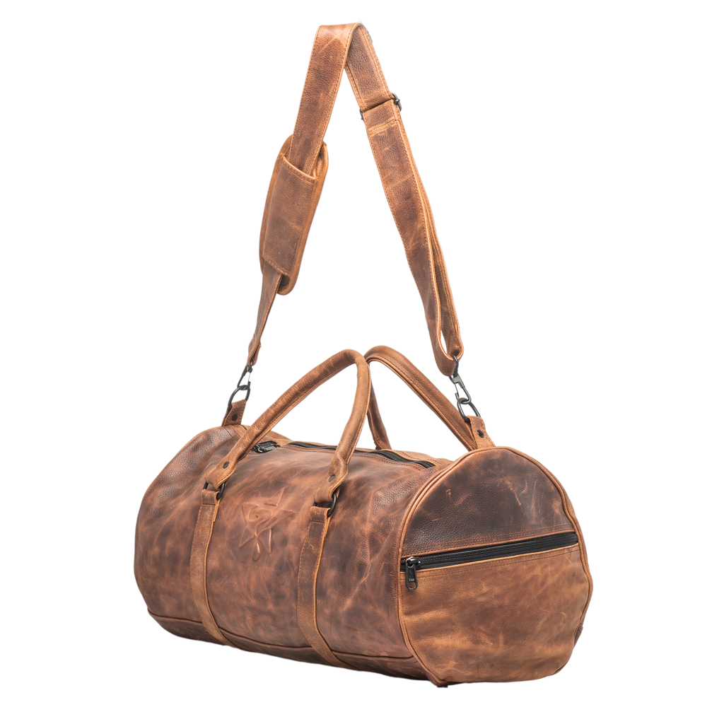 Brown Leather Money Bag