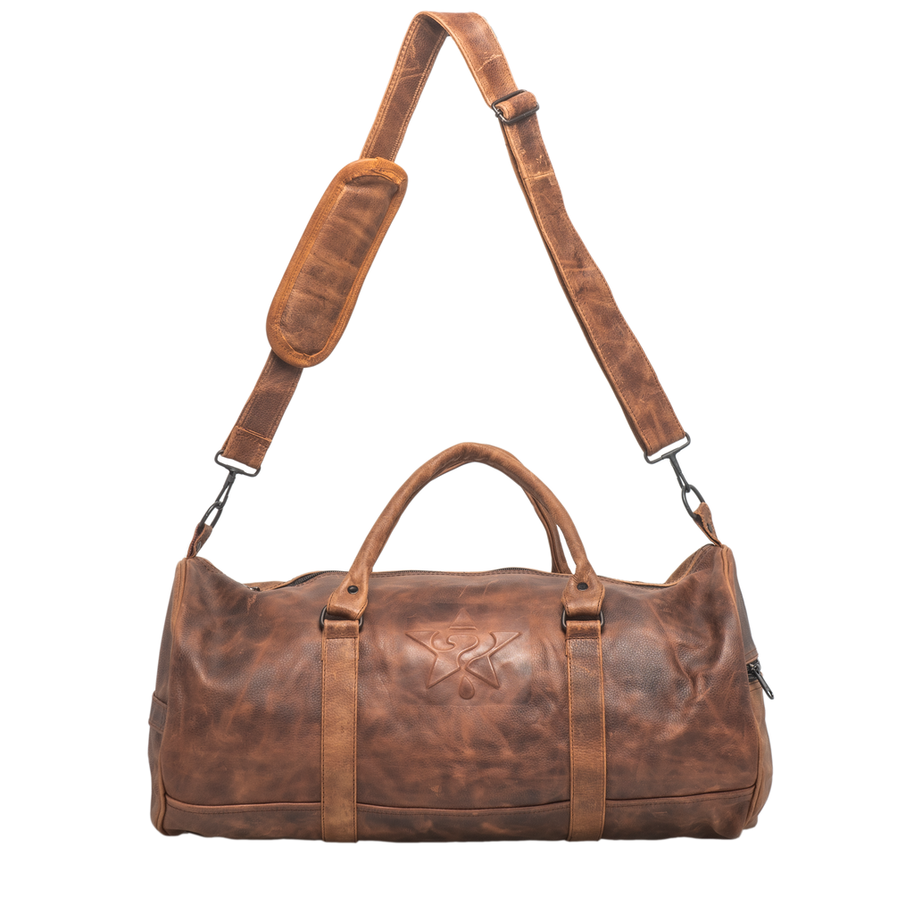 Brown Leather Money Bag