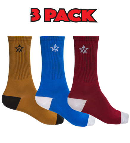 UNKNOWN 3 PACK (Gold, Blue & Maroon)