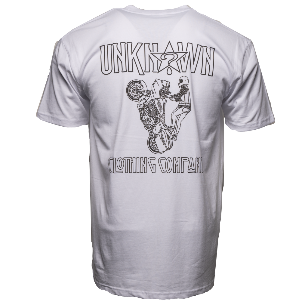 Wheelie White T-Shirt