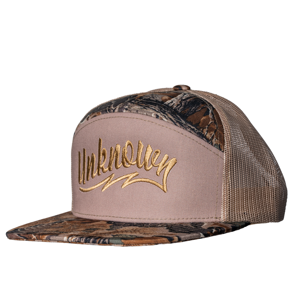 Signature Camo 3 panel hat