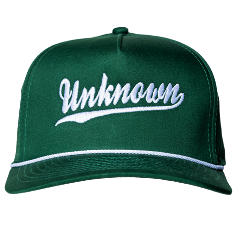 Unknown Green/White Rope Hat