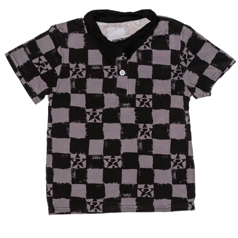 Checkered Flag Polo Shirt