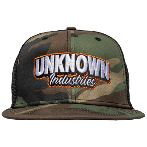 Woods New Era Mesh Back Camo Hat