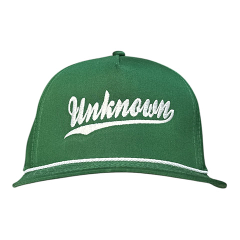 Unknown Green/White Rope Hat