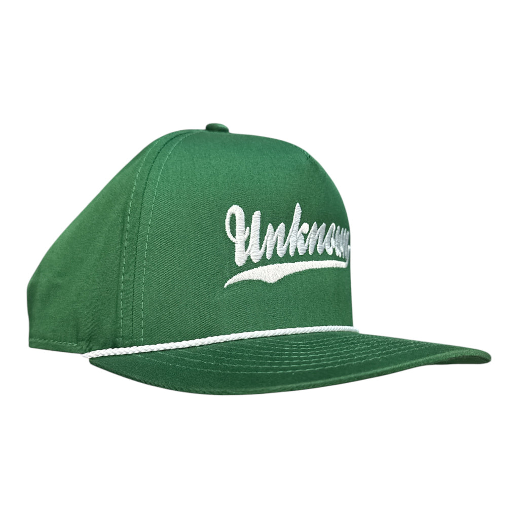 Unknown Green/White Rope Hat