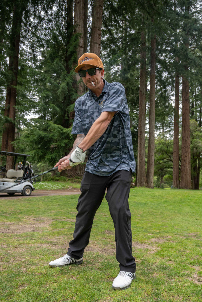 Final Round Golf Shirt -Camo