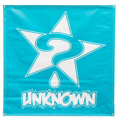 "Teal Unknown Star" 3X3 Banner