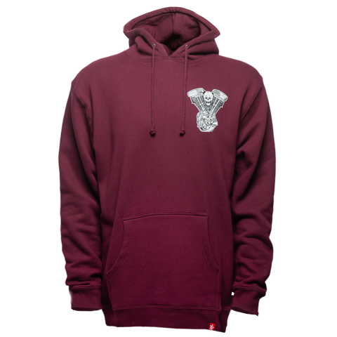 Maroon "Motor" Hoodie