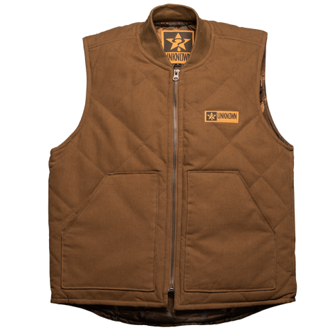 The Sportsman Dark Brown/Camo Vest