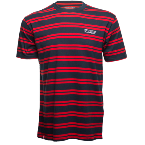 UNKNOWN Navy/Red Stripe T-Shirt