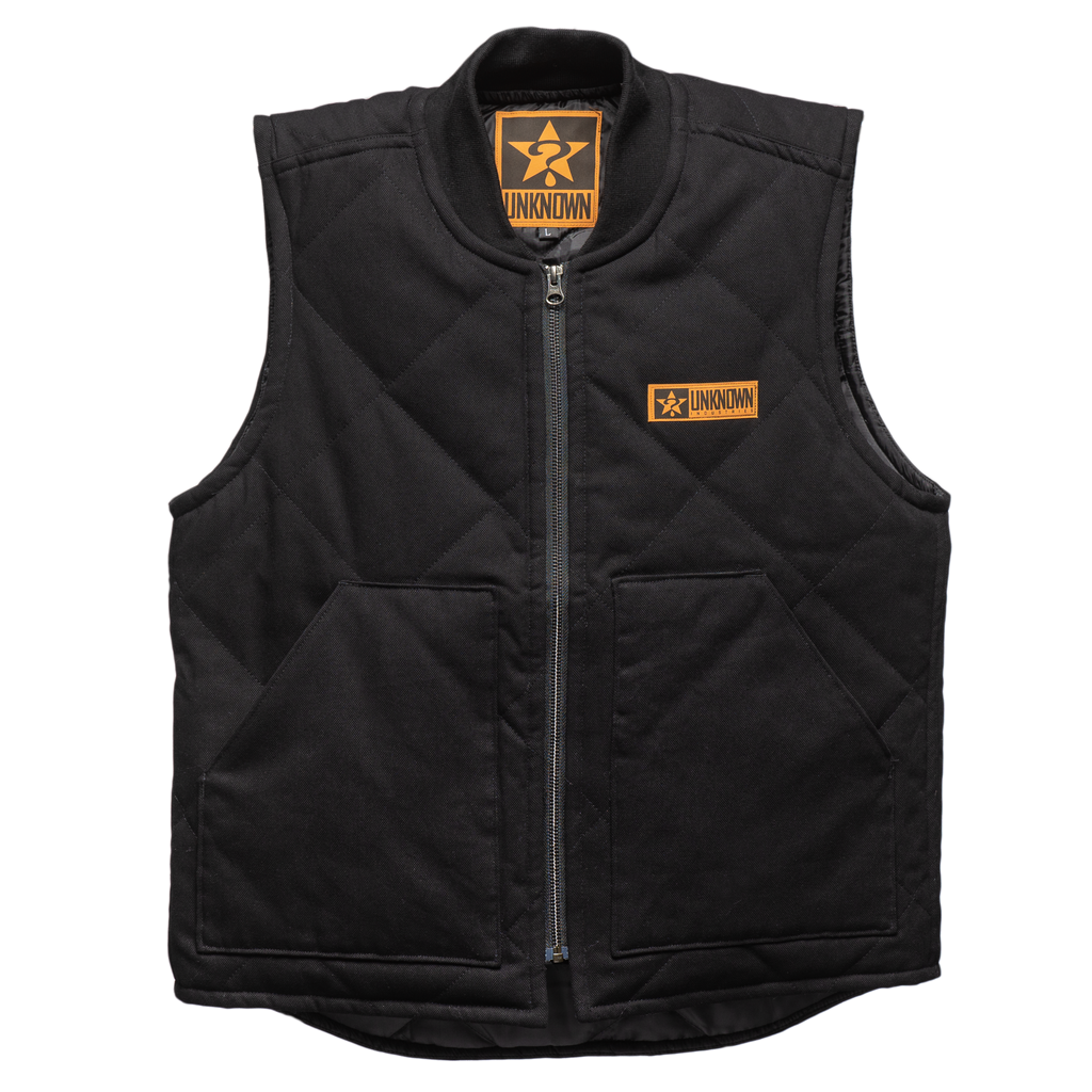 The Sportsman Black Vest – UNKNOWN Industries