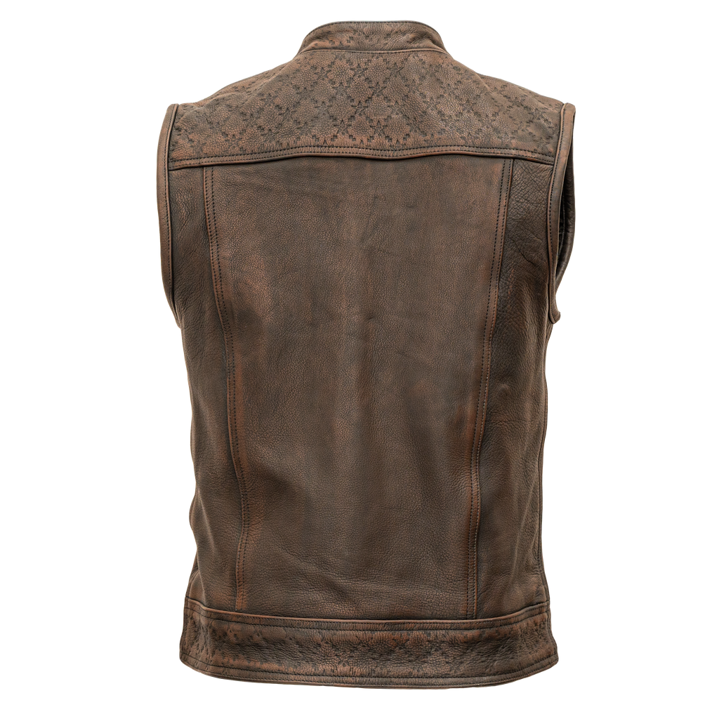 ameri vintage:RIDERS FAKE LEATHER VEST Riding) ファッション ameri vintage:RIDERS FAKE LEATHER VEST Riding) ファッション
