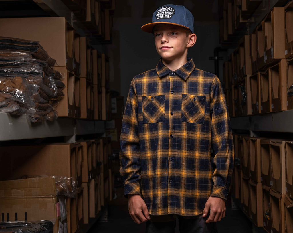 Youth Royal Flannel