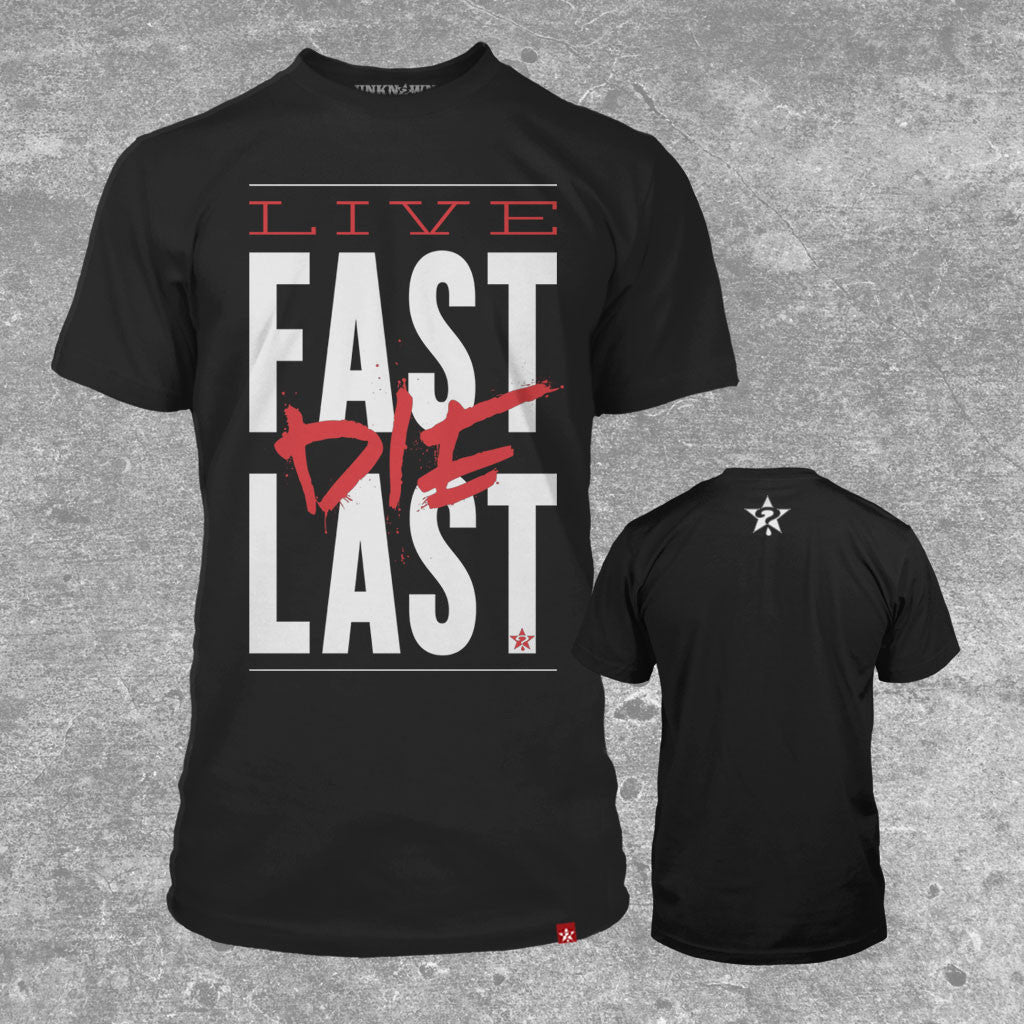 "Live Fast" Black T-Shirt