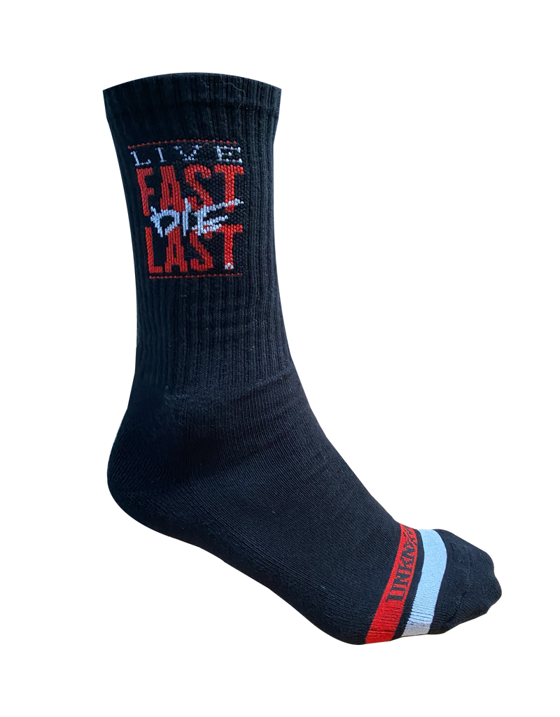 Live Fast Die Last Socks