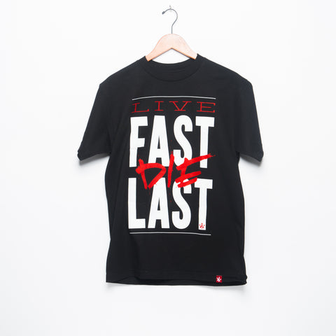 "Live Fast" Black T-Shirt
