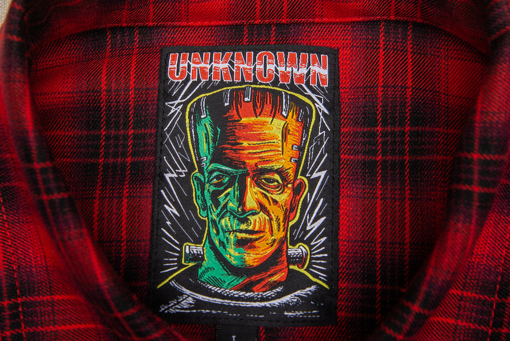 Red Frankenstein Flannel