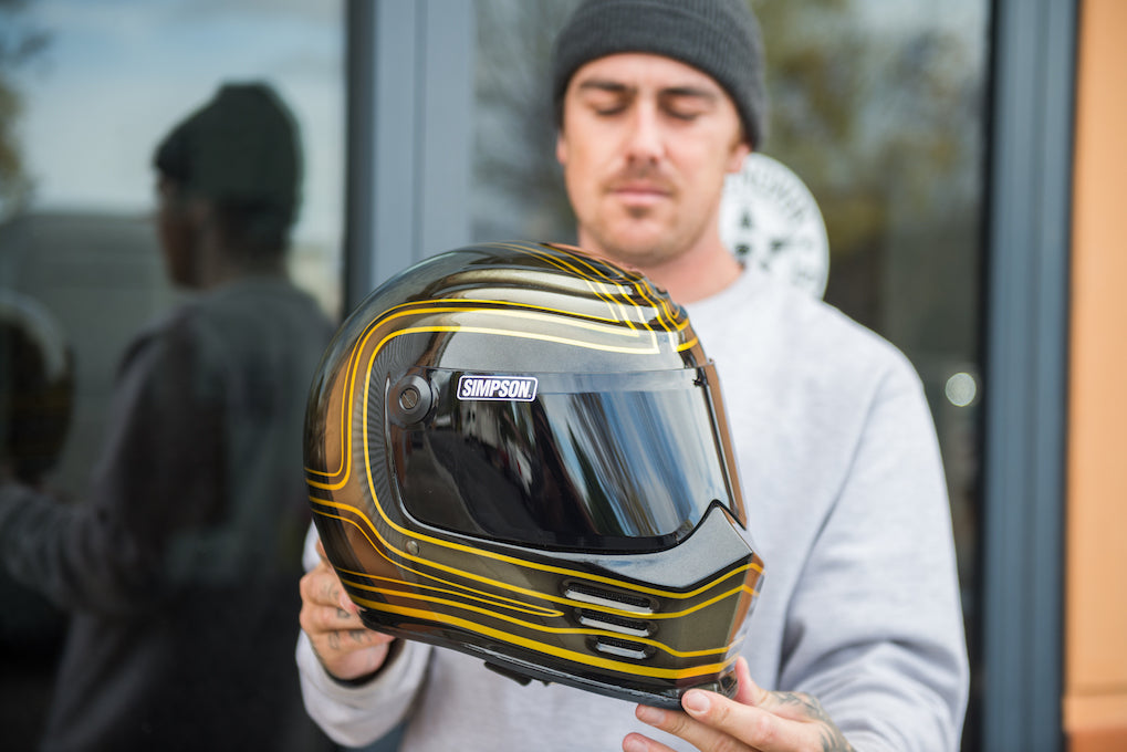 bandit custom motorcycle helmet Unknown X Schultz outlaw bandit