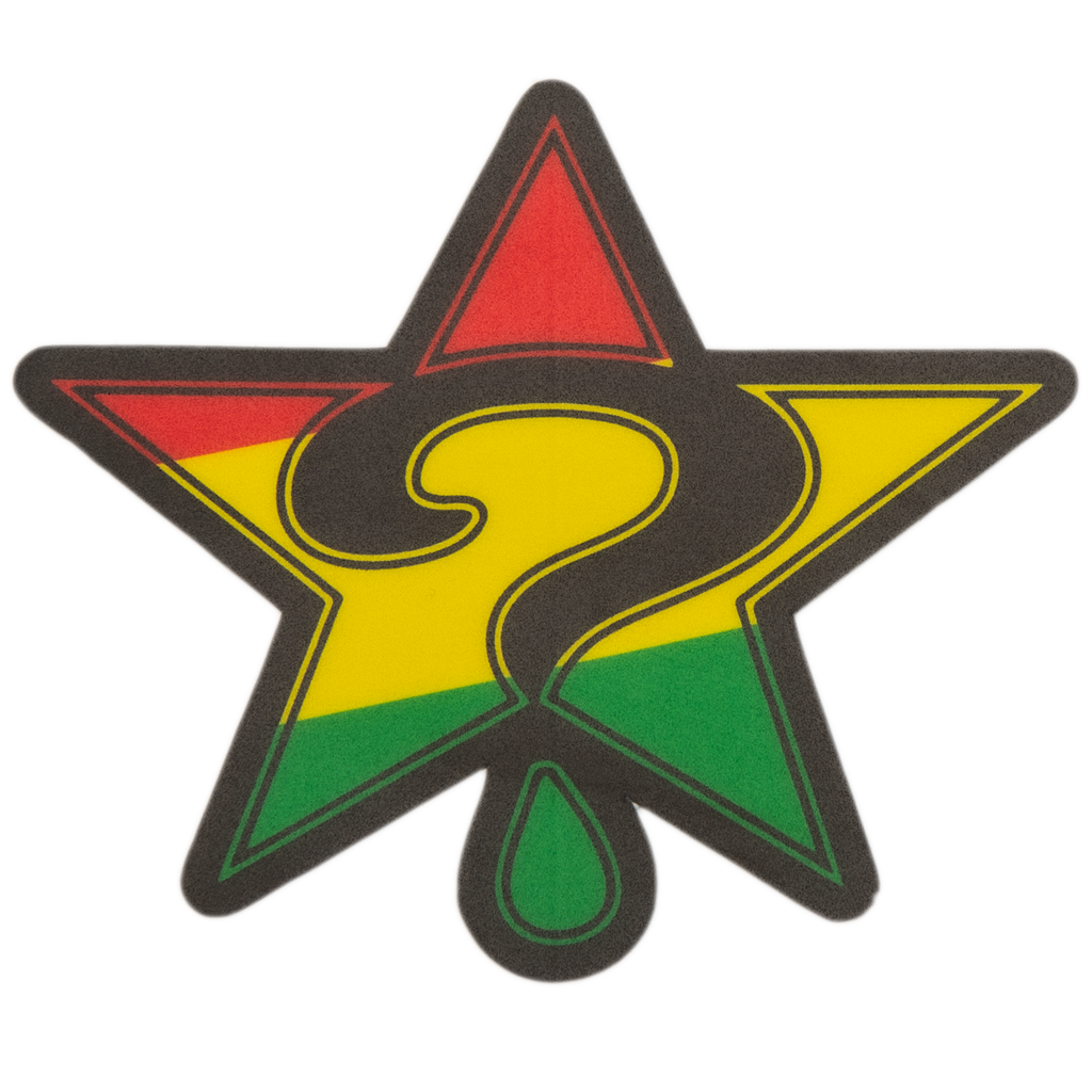 RASTA STAR STICKER – UNKNOWN Industries
