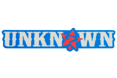 SWING ARM BLUE/WHITE STICKER
