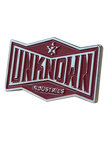 the badge pin (red)